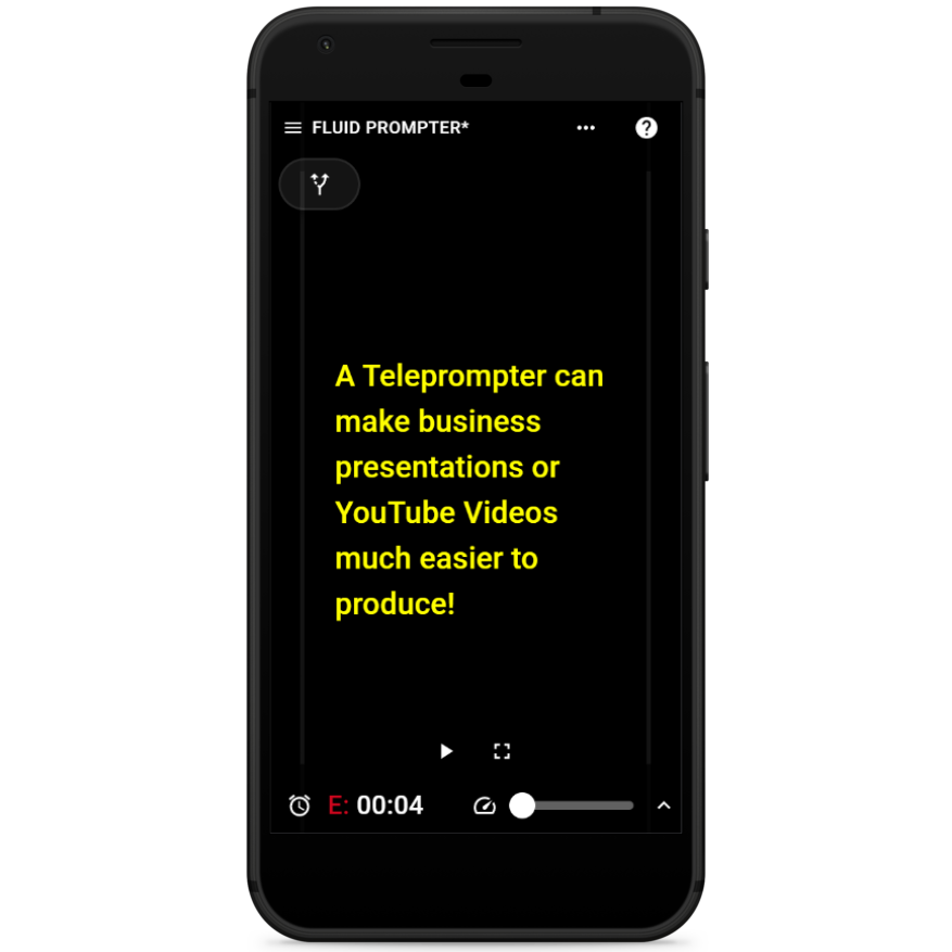 Teleprompter app for iPhone/iPad
