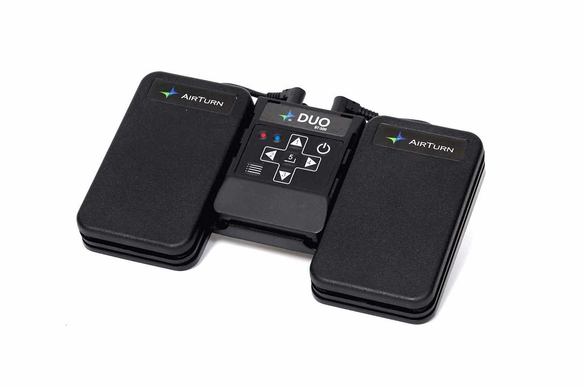AirTurn Duo silent momentary bluetooth pedal